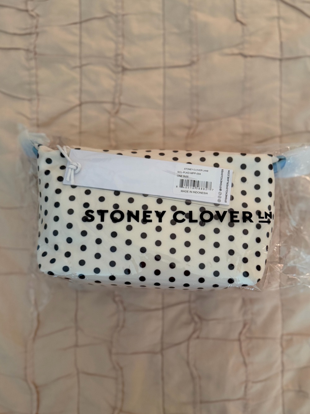 Stoney Clover Lane Pouchette 01 Cream Micro Dot